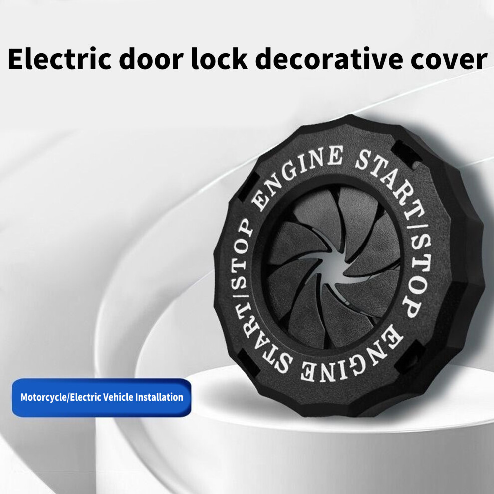 Protective Abs Engine Start Stop Cap Ignition Cover For Bike And Auto Upgrades Black 7754004660830