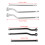 Easy Install Motorcycle Saddlebag Support Bars Motorbike Accessories Black 1
