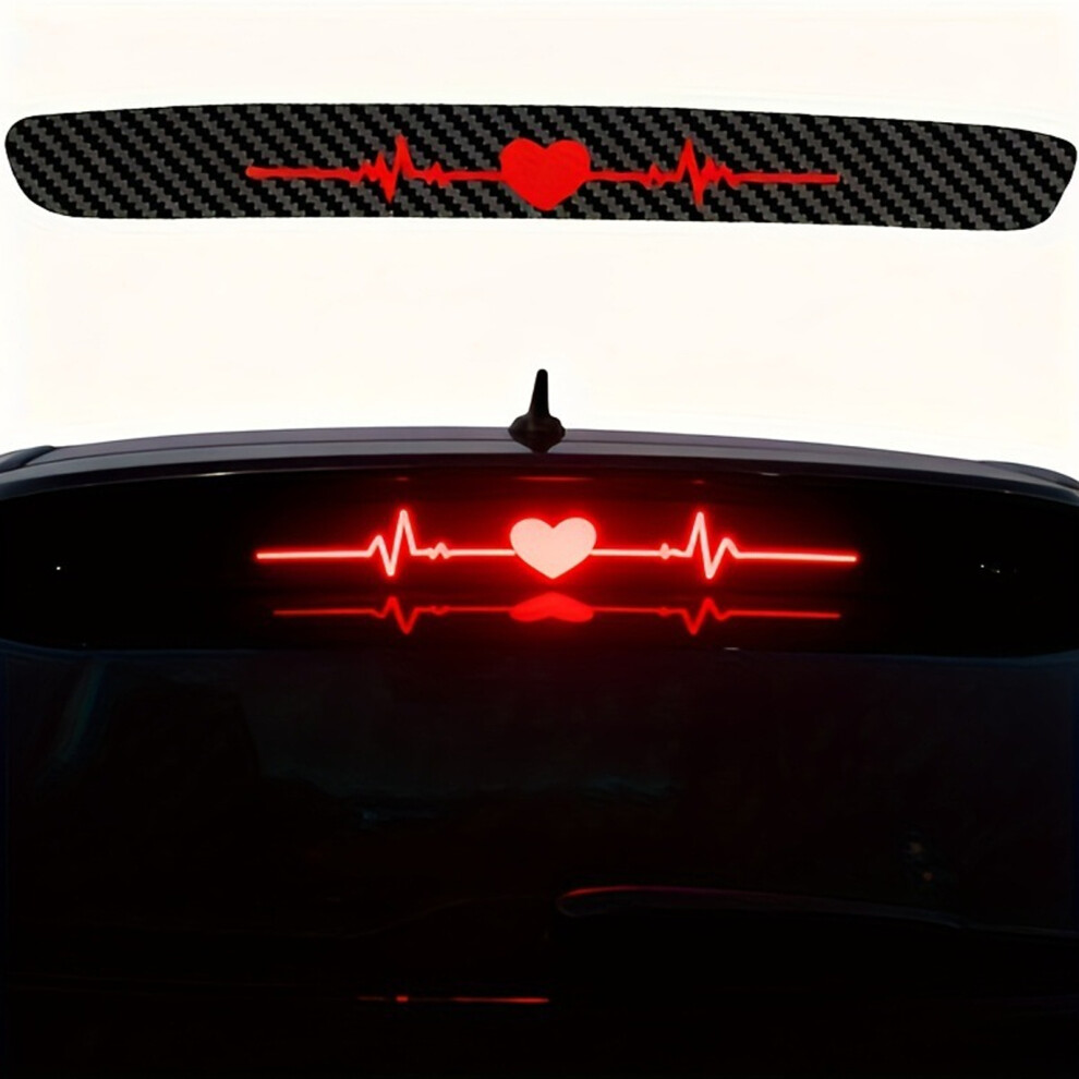 Personalizes Heartbeat Theme Auto Adhesive Decal Decorative For Cars & Trucks 2 Pictures Light 7754004660953