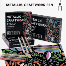 Professional Drawing Sketching Colored Art Markers with Safe Inks Smooth 36 Colors/Box