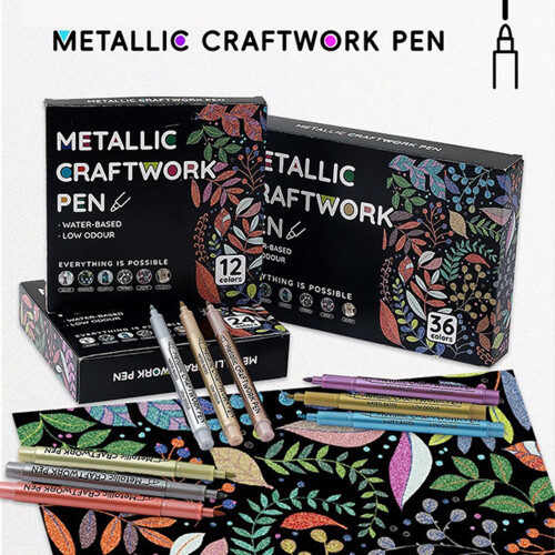 Professional Drawing Sketching Colored Art Markers with Safe Inks Smooth 36 Colors/Box