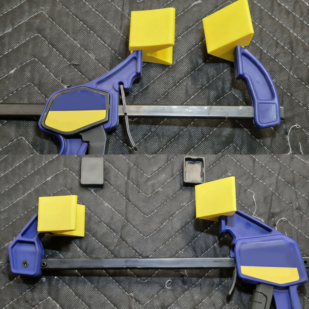 User Friendly Quickly Release Clamp Adapter Plastic Woodworking Angle Clamp Black 7754004630208