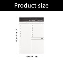 5Pcs Pocket Size Paper Notepads 50Sheets Each Business Memo Pad For Offices message