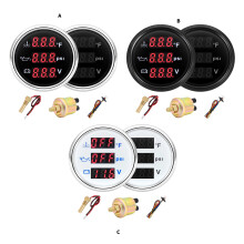 High Performances Digital Oil Pressure Indicator For Car And Truck Easy black disk