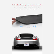 Universal Rubber License Plate Frame Rack Kit Includes Mounting Hardware Us Size Black