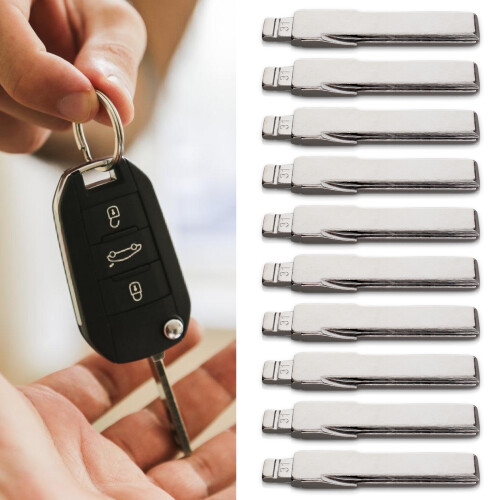 Metal Key Blank Universal Replacement HU66 Flip Remote Keys Blade Easy Install 1