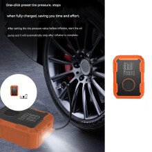 Fast Charging Wireless Inflation Device For Vehicle Tires Intelligent Stop Feature