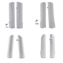 Motorcycle Fork Protector ABS Engineering Plastic Easy Install No Drilling Yellow WP01HB