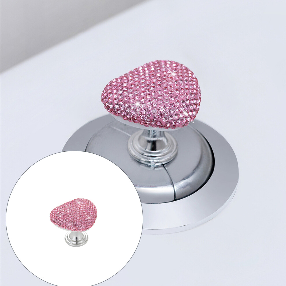 Car Push Start Button Cover With Heart Shape Engine Start Buttons Cover Light/Green 7754004639874
