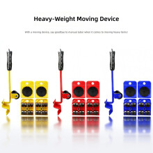 Heavy Duty Furniture Moving Sliders ABS Wheel Smooth Gliding for Sofa Bed Blue
