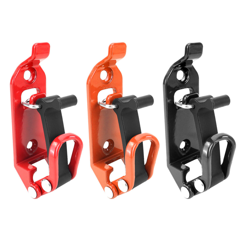 Shovel Holder For Truck Universal Zinc Alloy Roof Rack Clamps With Rubber Padding 2Pcs Red 7754004630178