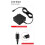 6X Suitable for  Square Notebook Portable Power Adapter 65W Type-C Port Pd Fast Charge Computer Charger US Plug 6