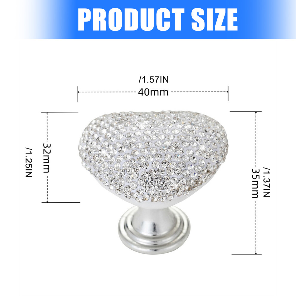 Car Push Start Button Heart Shape Push Type Rocker For Car Interior Accessories Red 7754004639782