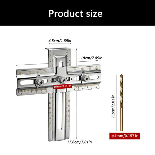 Universal Handle Mounting Jig For Various Cabinet And Drawer Applications 2