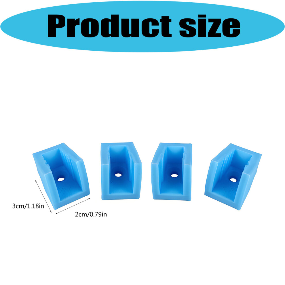 Space Saving Pneumatic Tool Rack Holders Set Of 4 For Garage And Workshop Use Blue 7754004571655