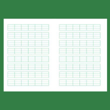 5Pcs Student Exercise Books 4.92x6.89Inch Gridded/Lined Notebooks For vocabulary book