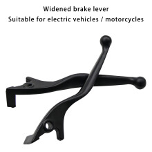 1 Pair Aluminum Brake Handles For Bikes And Scooters With Enhanced Grip Texture