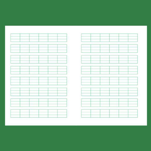 5Pcs Paper Cover Notebooks Gridded/Lined Exercise Notebooks 16 Sheets Mathematics book