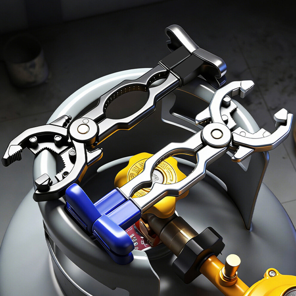 Natural Gas Valves Wrench Pressure Reducing Valves Special Wrench Spanner Tool Silver 7754004637757