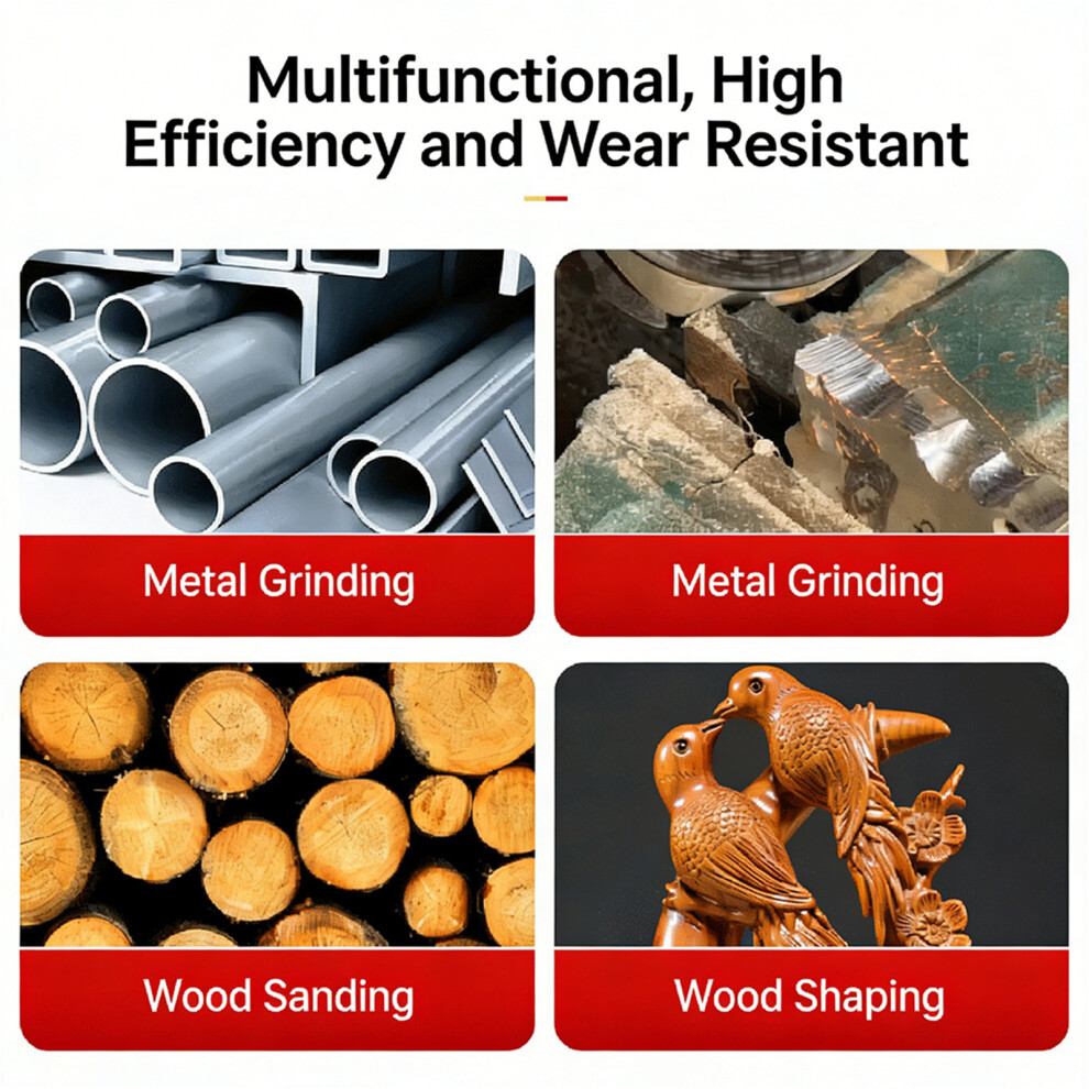 50Mm/70Mm Metal Grinding Head For Angle Grinder Polishing Deburring Smoothing 2 7754004591288