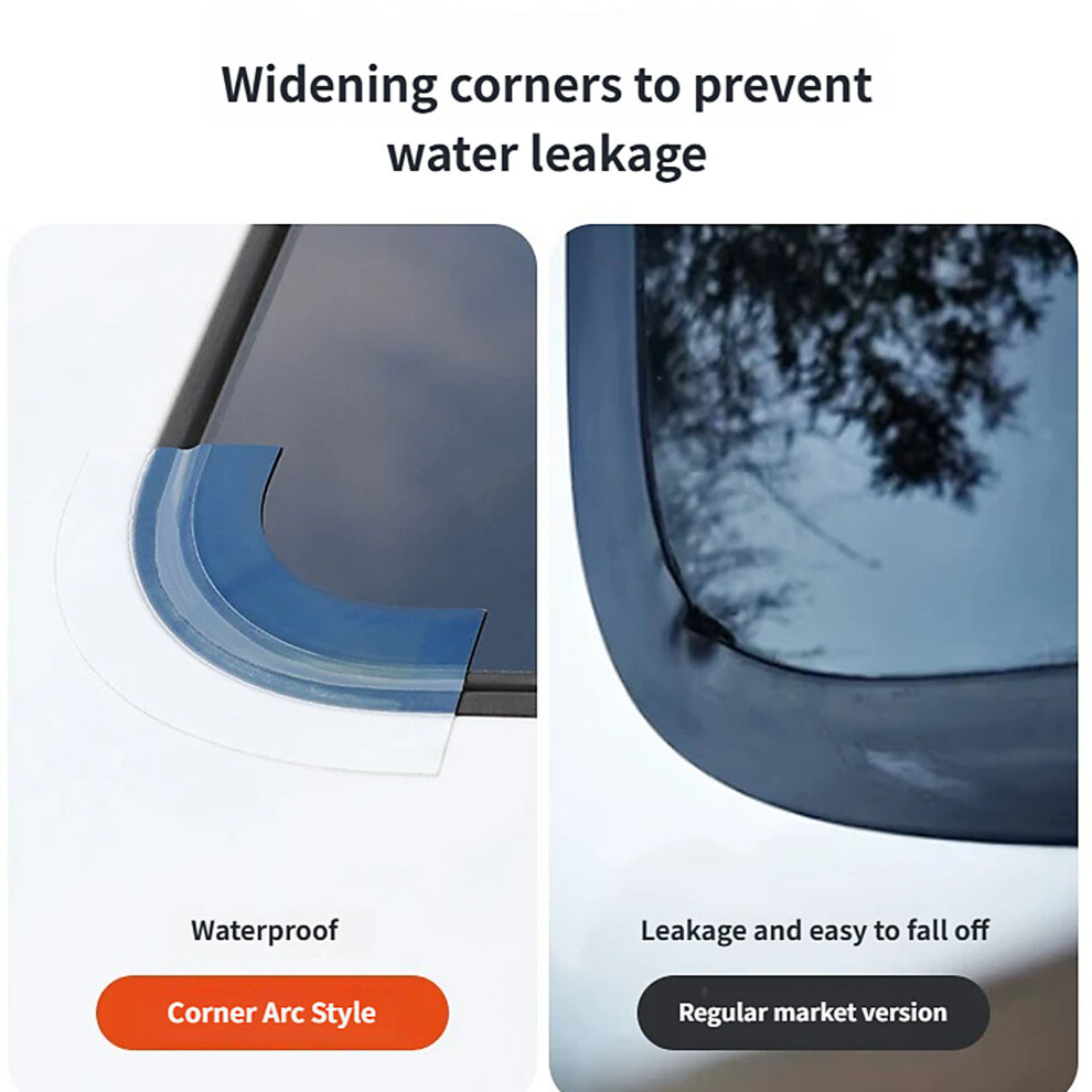 Universal Transparent Sunroof Weatherstrip Tape Sticker For Leak Car Window Waterproo 7754004665422