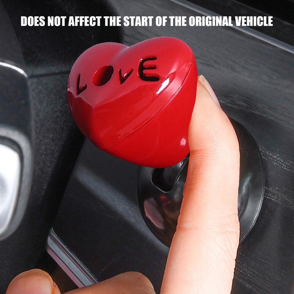 Universal Car Ignition Button Decorative Cover Cap For Decoration Ancient Dragon Red 7754004641389