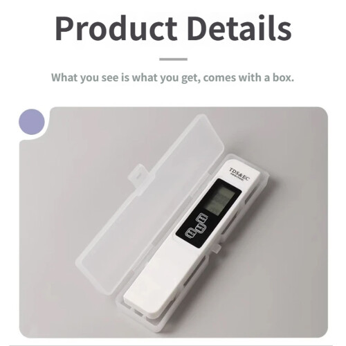 Easy Carry Digital TDS Meter With Fast 3 Second Reading Easy to Use for Home Use 2 2