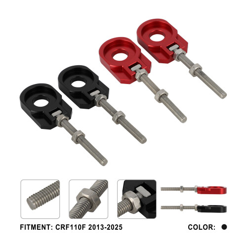 Easy Install Motorcycle Chain Conversion Kit Tailored To CRF110F Requirements Black