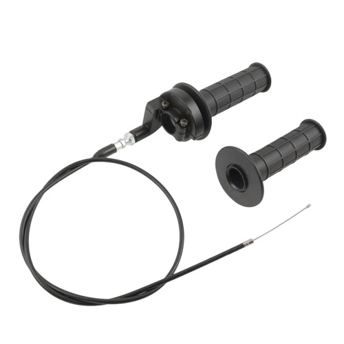 Rugged ATV Handle Grips Includes Throttle Cable For Better Riding Experience 1.3 meters