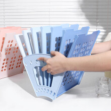Plastic Books Stand Bookends for Displaying Books Picture Notebooks Books Stand Green L