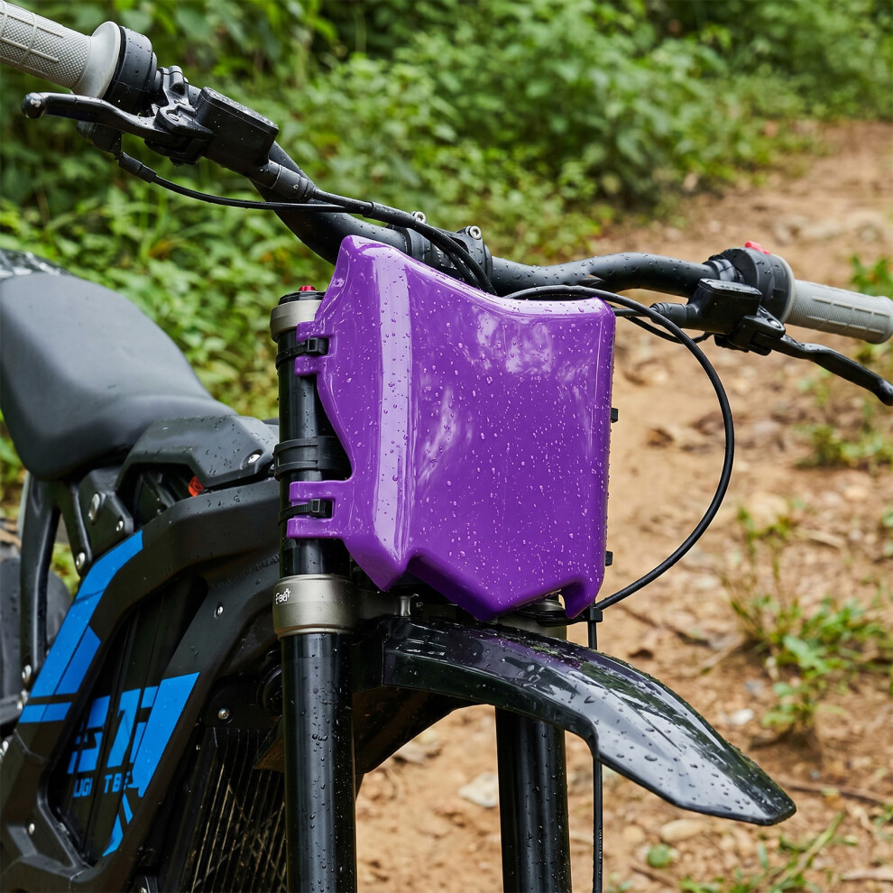 Universal Electric Dirt Bike Windshield Protectors Abs Material All Carbon Fiber Pattern 7754004588813