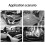 Multipurpose Vehicle Decoration Vinyls 10M Auto Adhesive Flexible Material 9