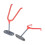 Wall Mount Gravitation Feed Sprayer Guns Holder Stand For Workshop Paint Booth 2 pack 7
