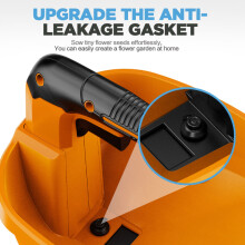 Handheld Electric Spreader Seeder With Variable Speed Control For 18V