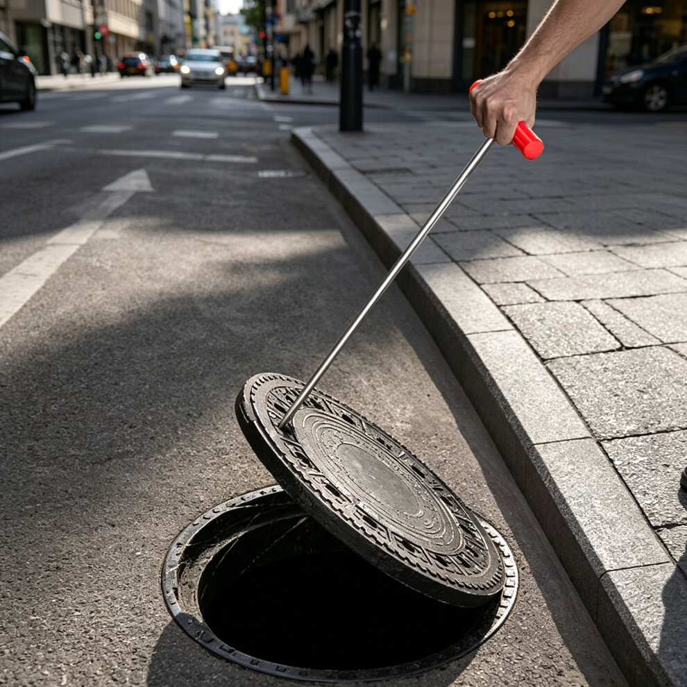 Rustproof Stainless Steel Utility Hook For Manhole Covers And Warehouse Use 78Cm 7754004592308
