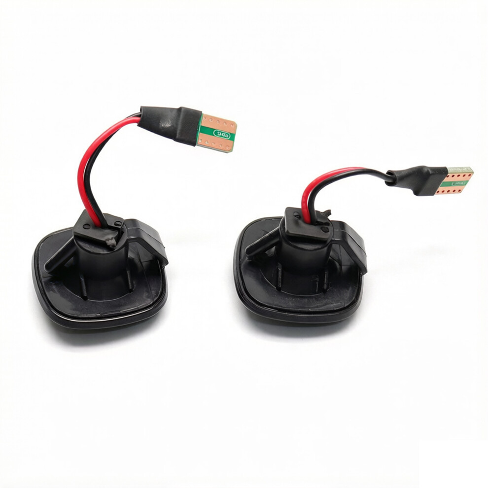 Universal Fitment Car Side Lights Indicator With 50000 Hours Operation Time 2Pcs Black 7754004601703