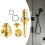 Premium Copper Shower Valves Restoration Set with with TA-10 Flows Control Spindles 1