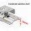 Multiple Purpose Cabinet Handle Drill Guide Device 4mm Standard Sleeve For Accurate Hole 7