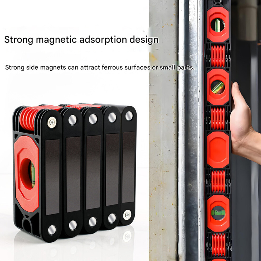 Multipurpose Aluminum Level With Strong Magnets For Various Measuring 3 Stacks 7754004600683
