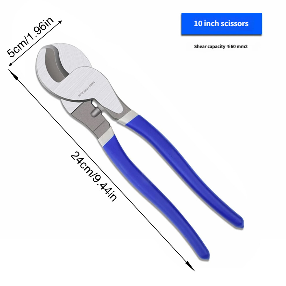 10Inch Cable Cutter Electrician Multifunction Pliers With Nonslip Grip Basic Model 7754004602144