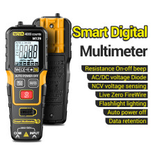 Digital Multimeter Voltmeter 600V Continuitys Ohmmeter Ohm Voltages Meter Tester Yellow