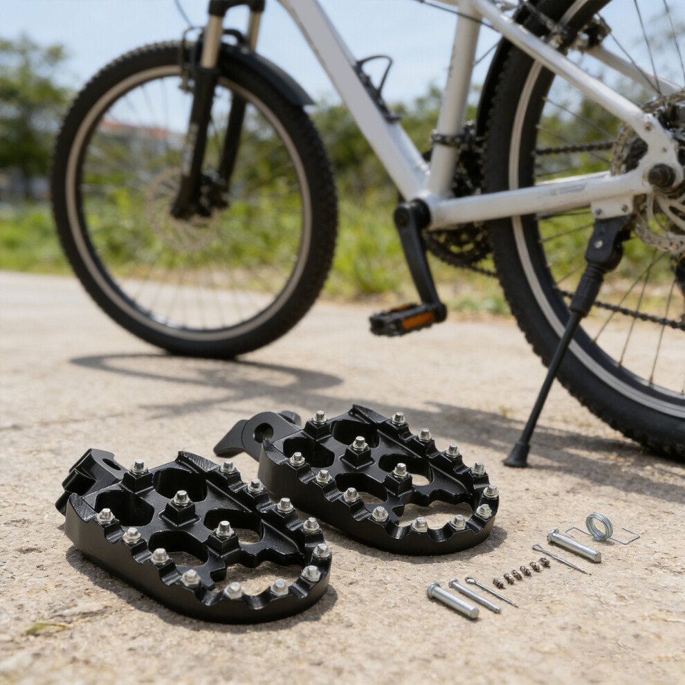 Lightweight Anti Slip Bike Footrests For Bikes Smooth And Secure Motorcycle Ride Orange 7754004648906