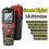 Handheld Digital Multimeter Backlights Voltmeter Ohm Voltages Continuitys Test Red 1
