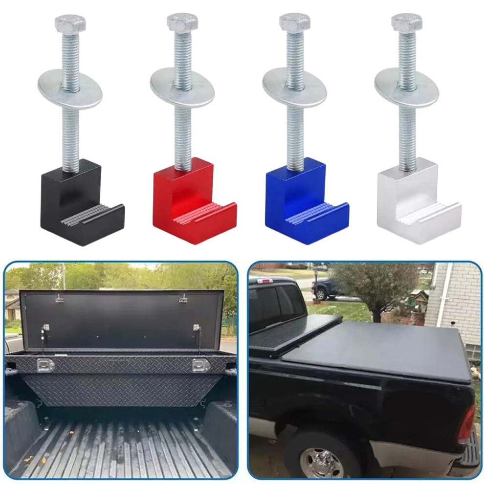 Strong J Hook Mounting Brackets No Drill Require For Secure Toolbox Installation Blue 7754004637276