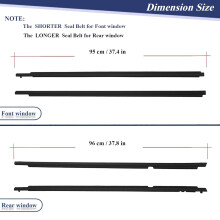 4Pcs Strong Plastic Weather protectors For 2009 2011 Moisture Proof Structure