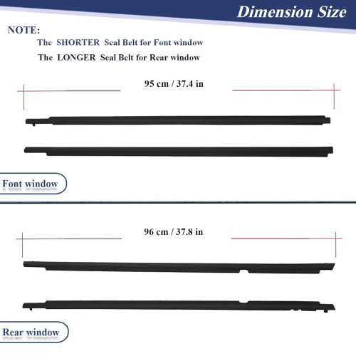 4Pcs Strong Plastic Weather protectors For 2009 2011 Moisture Proof Structure