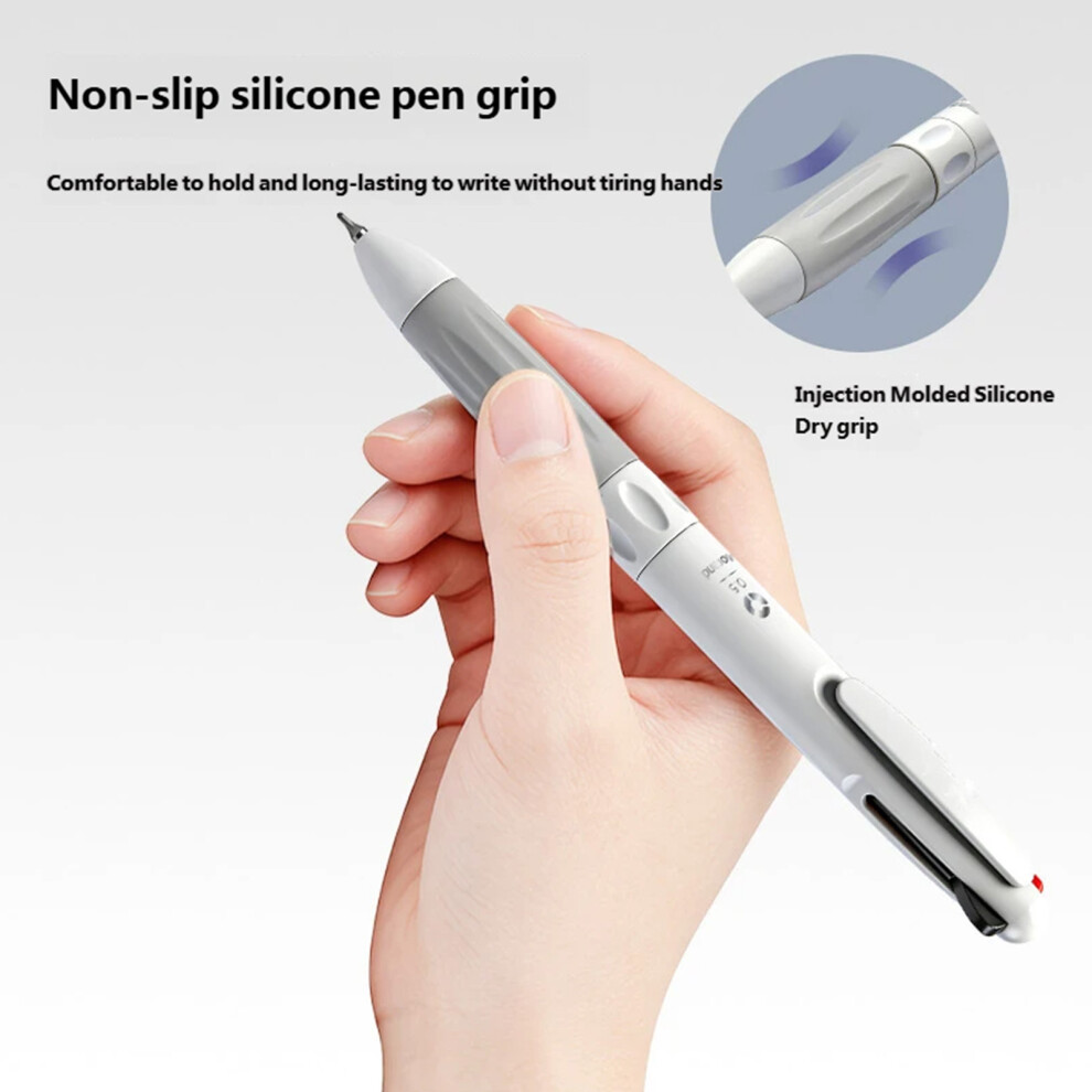Retractable 3-Color-In-1 Gel Pen 0.5Mm Fine Point For Student Offices Worker Pink 7754004620070
