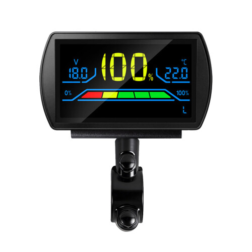 Digital Voltages Meter With Percentage And Temperature Display Electric Vehicles