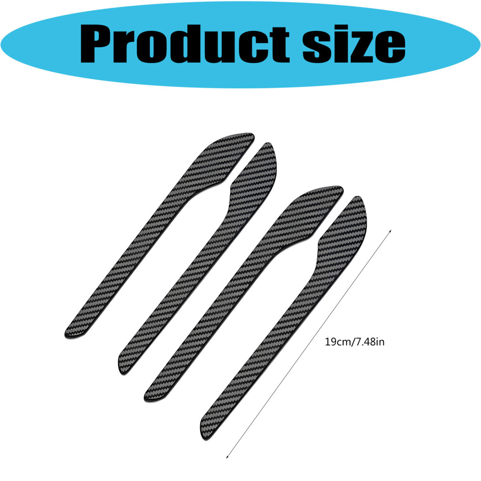 4Pcs Upgrades Protective Door Handle Films Decorative For New Carbon Fiber Pattern 7754004600263