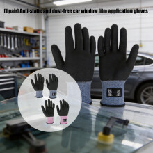 Professional Cut Resistant Gloves Car Wrap Installation Gloves Anti Slip Blue